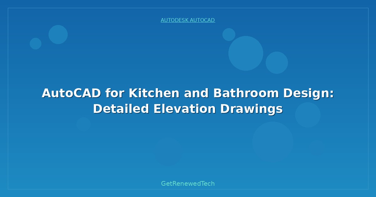 Blog AutoCAD For Kitchen And Bathroom Design Detailed Elevation D