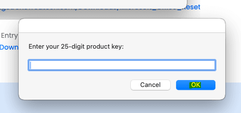 Enter Activation Key