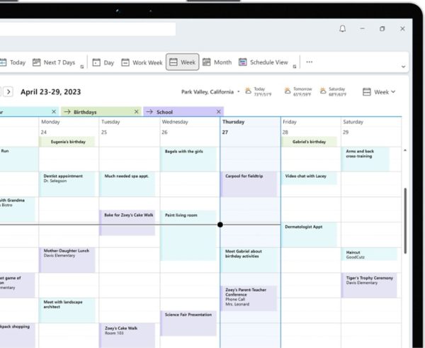 Office 2021 Home and Business for macOS - Outlook calendar